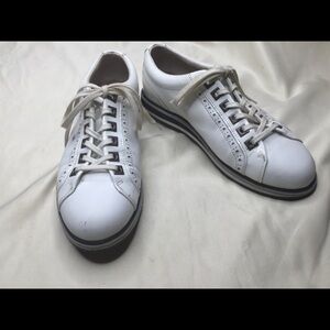 Lambda Chieli White Waterproof Golf Shoes - 37